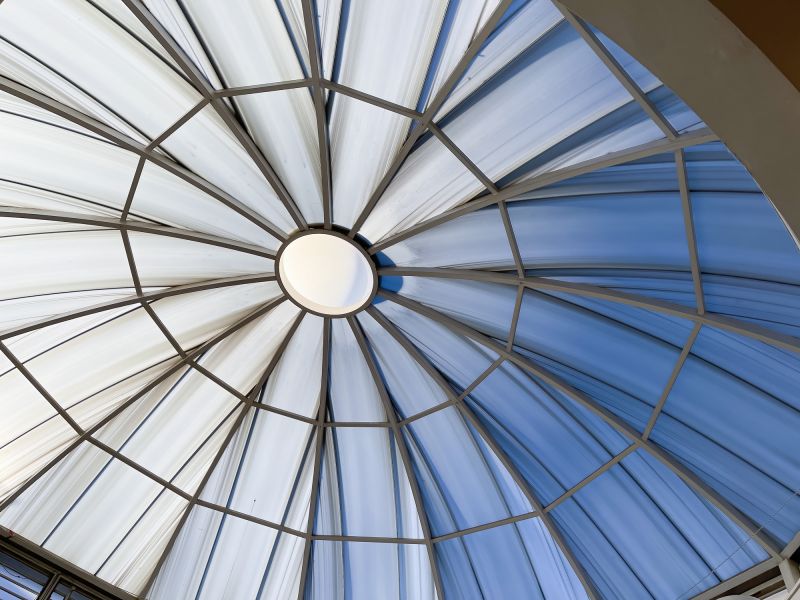 Renovated Skylight Dome with Clear Panels